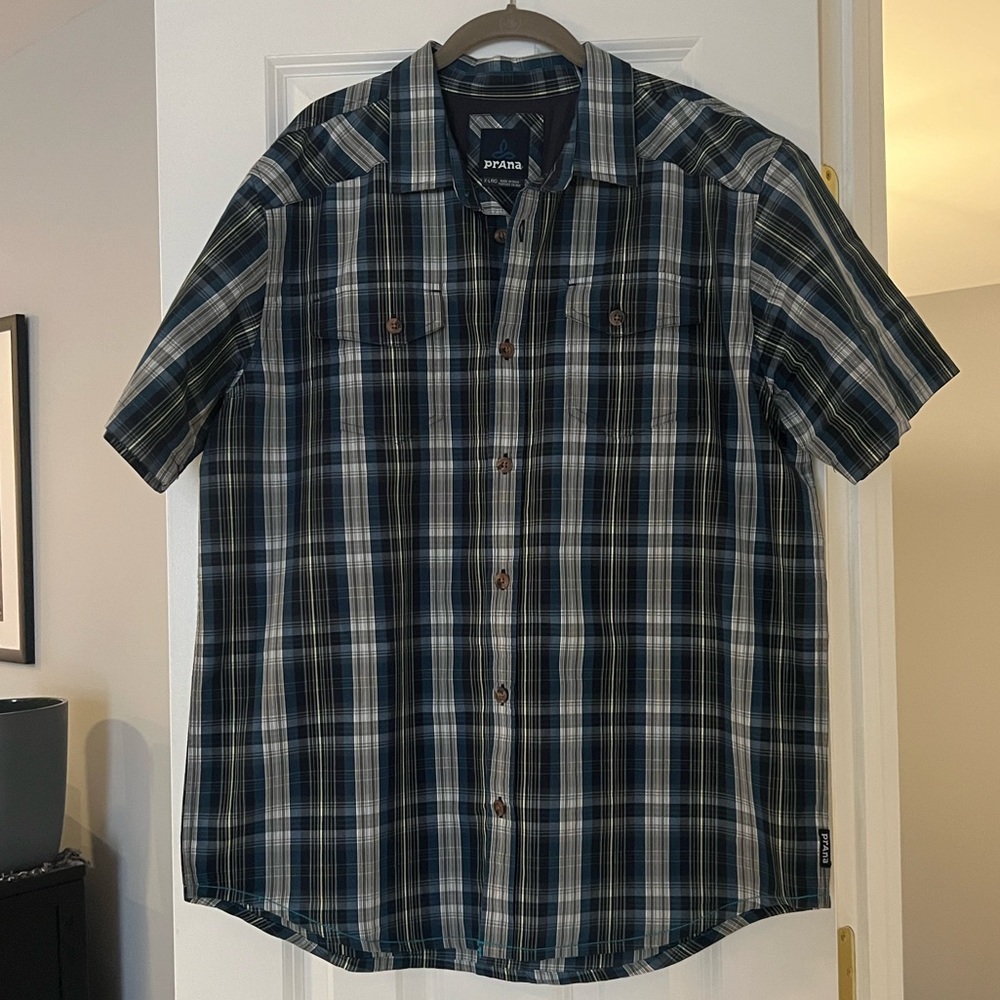 Men’s Prana Button Down Shirt - Murdock Plaid - Picture 3 of 6